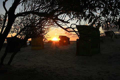 Sonnenuntergang am Nordbad