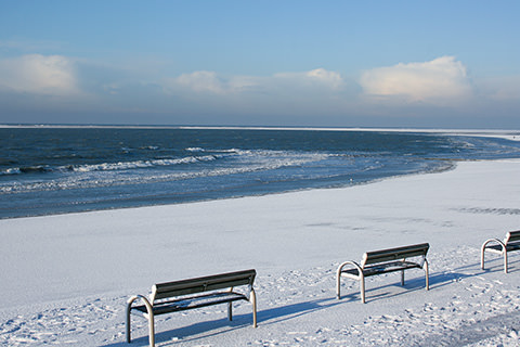 Winter auf Borkum